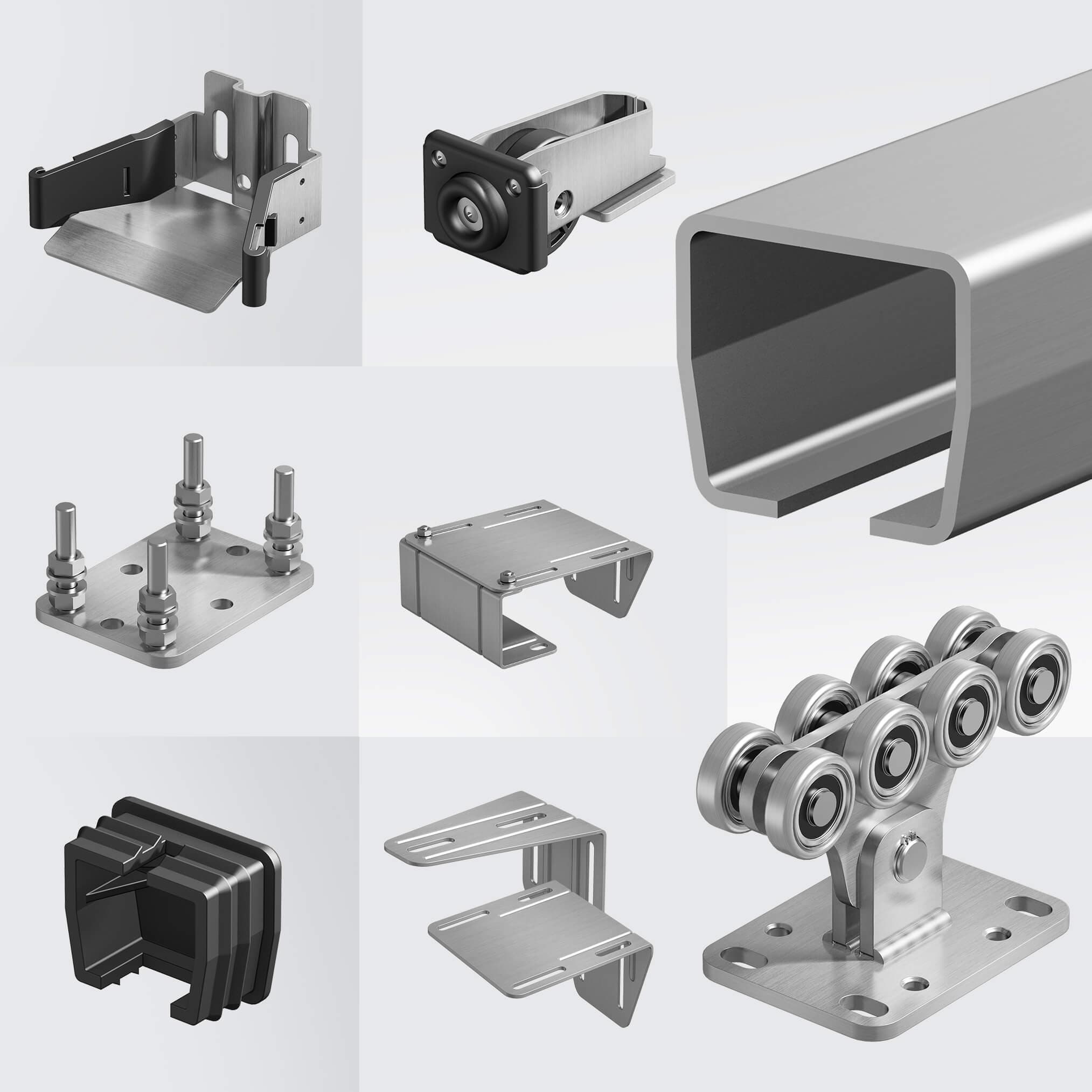 Комплект для самостоятельной сборки откатных ворот